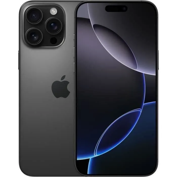 Apple iPhone 16 Pro Max 256GB Black Titanium (2024) - Reconditionné - Excellent état