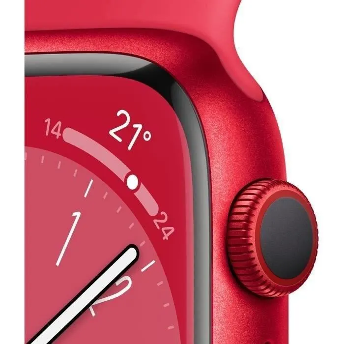 Apple Watch Series 8 GPS + Cellular - 45mm - Boîtier (PRODUCT)RED Aluminium (2022) - Reconditionné - Excellent état – Image 3