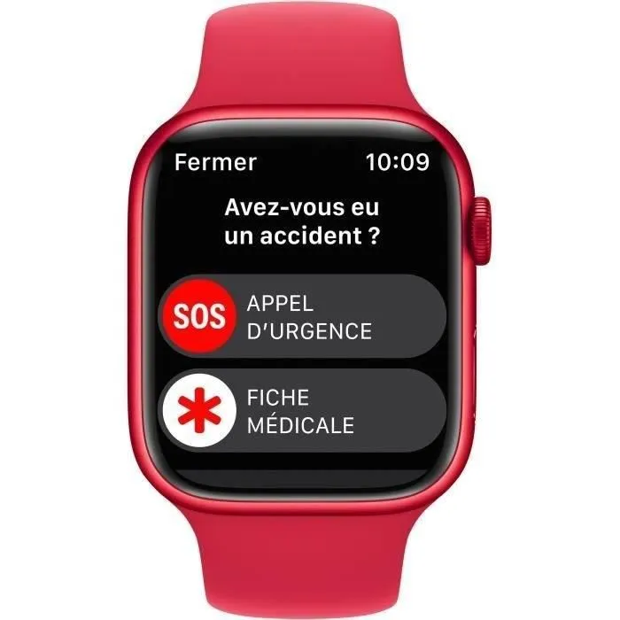 Apple Watch Series 8 GPS + Cellular - 45mm - Boîtier (PRODUCT)RED Aluminium (2022) - Reconditionné - Excellent état – Image 6