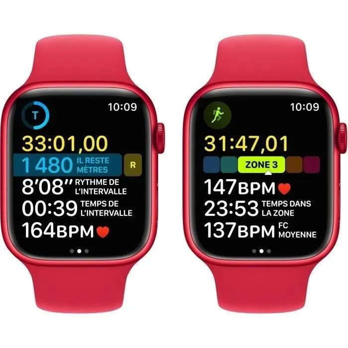 Apple Watch Series 8 GPS + Cellular - 45mm - Boîtier (PRODUCT)RED Aluminium (2022) - Reconditionné - Excellent état – Image 7