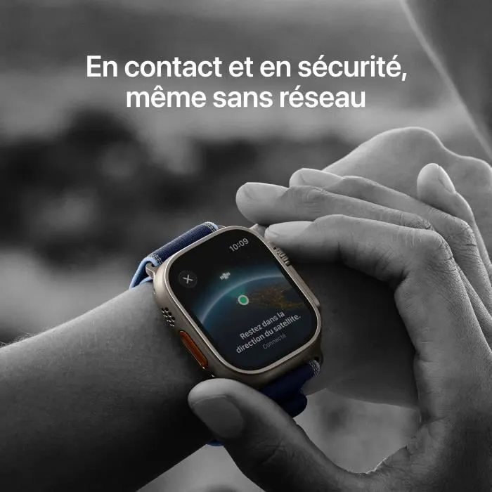 Apple Watch Ultra 3 GPS + Cellular - 49mm Boîtier Black Titanium - Bracelet Alpine Loop - L (2025) - Reconditionné - Excellent état – Image 4
