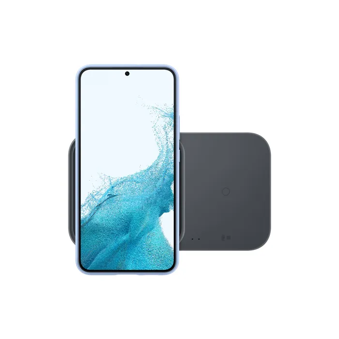 Chargeur duo sans fil rapide 15W SAMSUNG - Pad Induction - Sans adaptateur secteur - Noir – Image 4