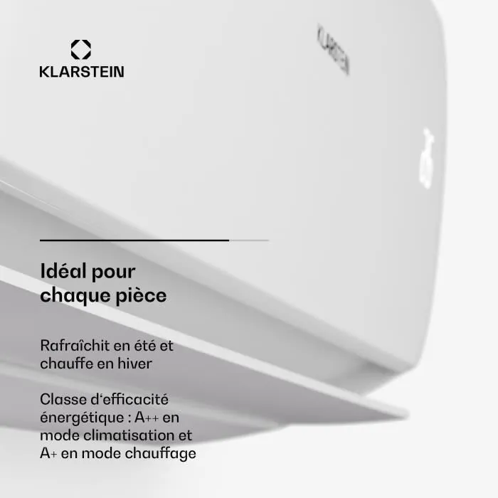 Climatiseur Split - Klarstein - Bali Breeze - 9000 BTU - A++/A+ - Température 16-30°C (Copie) – Image 3