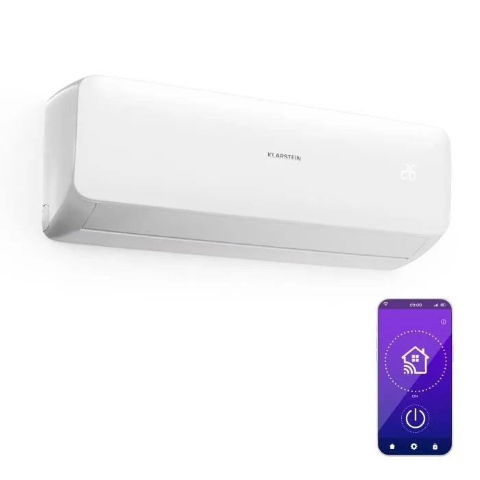 Climatiseur Split - Klarstein - Bali Breeze - 9000 BTU - A++/A+ - Température 16-30°C