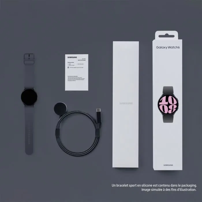 Montre connectée Samsung Galaxy Watch6 40mm Bluetooth Noir – Image 5