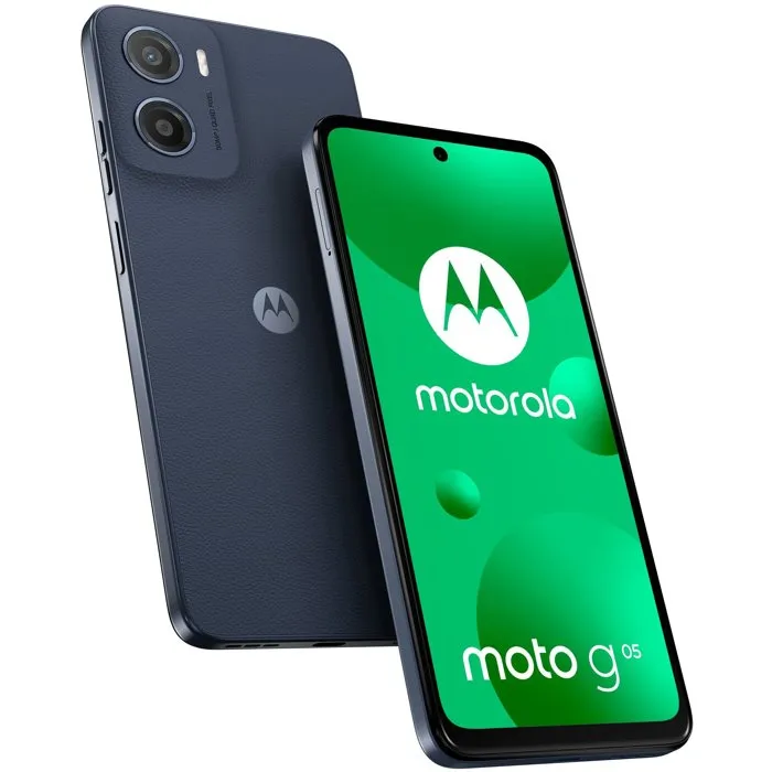 Motorola - Smartphone - Moto G05 - ROM 4 Go - RAM 256 Go - Bleu denim - Version Française