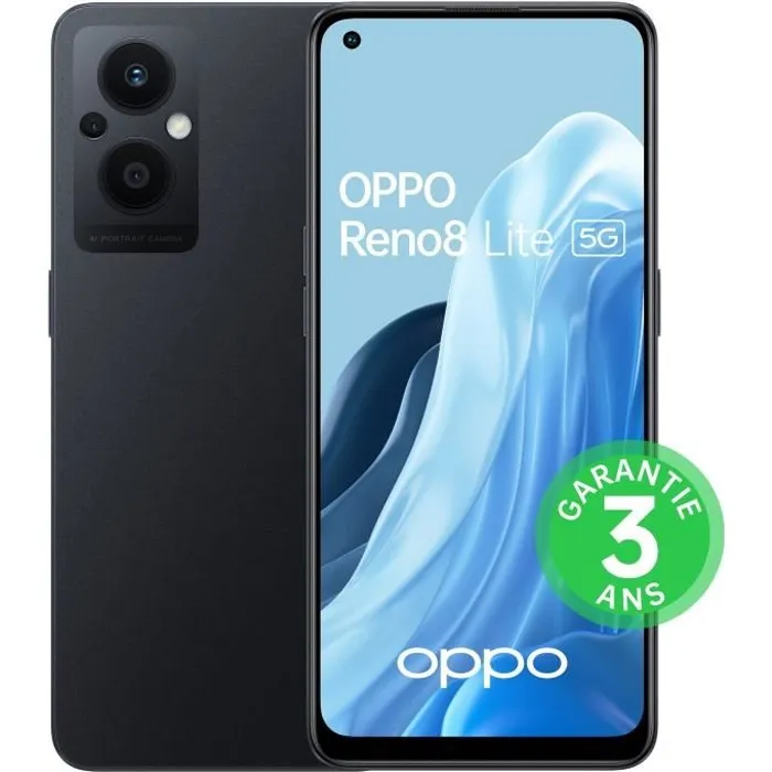 Smartphone - Oppo - Reno8 - 256Go - 5G - Double caméra orientée vers l'arrière – Image 6