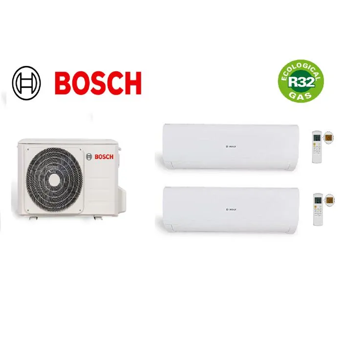 Pack climatisation - Bosch - Bi-split - 5200W - 2000W - 3500W - R32
