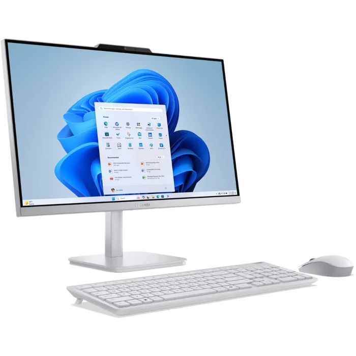 PC Tout-en-un Lenovo A100 | Windows 11 - 24" FHD - Intel N100 - RAM 8 Go - SSD 256 Go - Clavier + Souris sans fil – Image 4