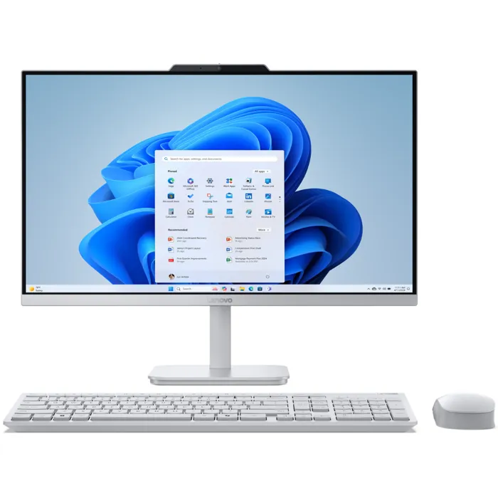 PC Tout-en-un Lenovo A100 | Windows 11 - 24" FHD - Intel N100 - RAM 8 Go - SSD 256 Go - Clavier + Souris sans fil