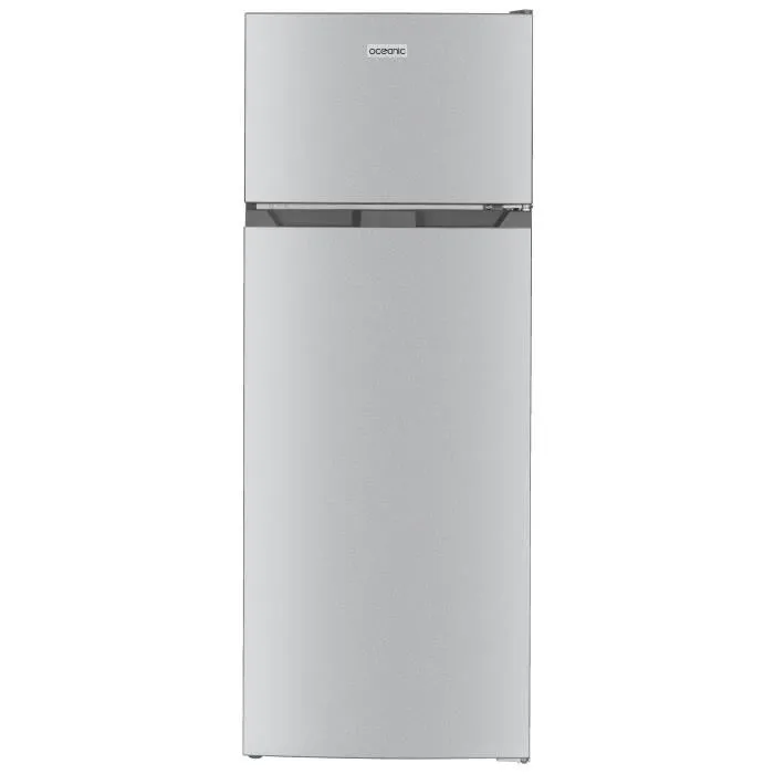 Réfrigérateur congélateur haut Oceanic OCEAF2D206S3 - 2 Portes - 206L - Froid statique - Silver