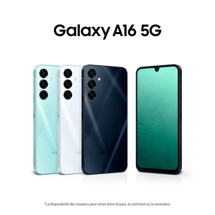 Samsung Galaxy A16 5G Smartphone 128Go Bleu nuit - Version Française – Image 2