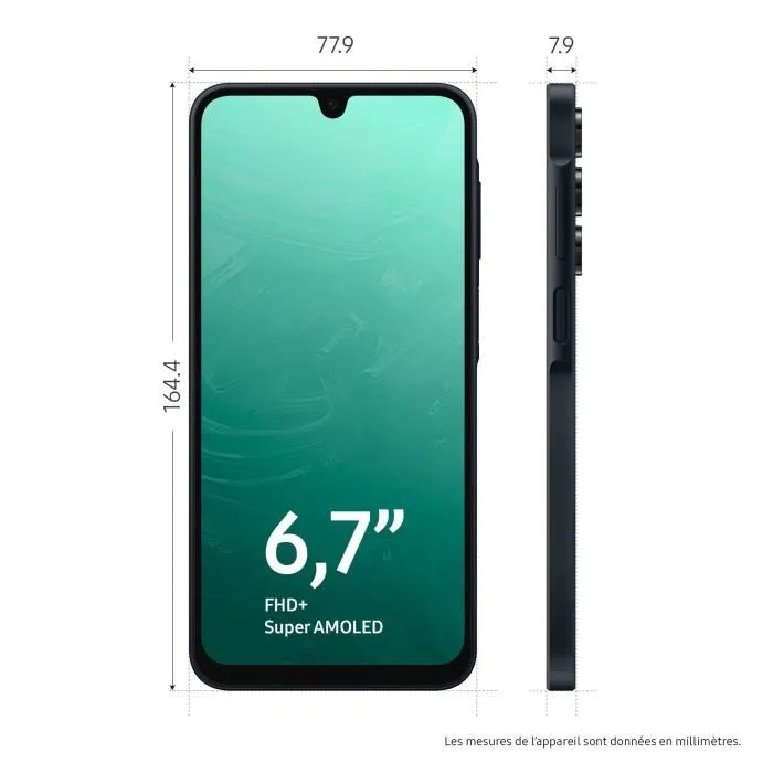 Samsung Galaxy A16 5G Smartphone 128Go Bleu nuit - Version Française – Image 3