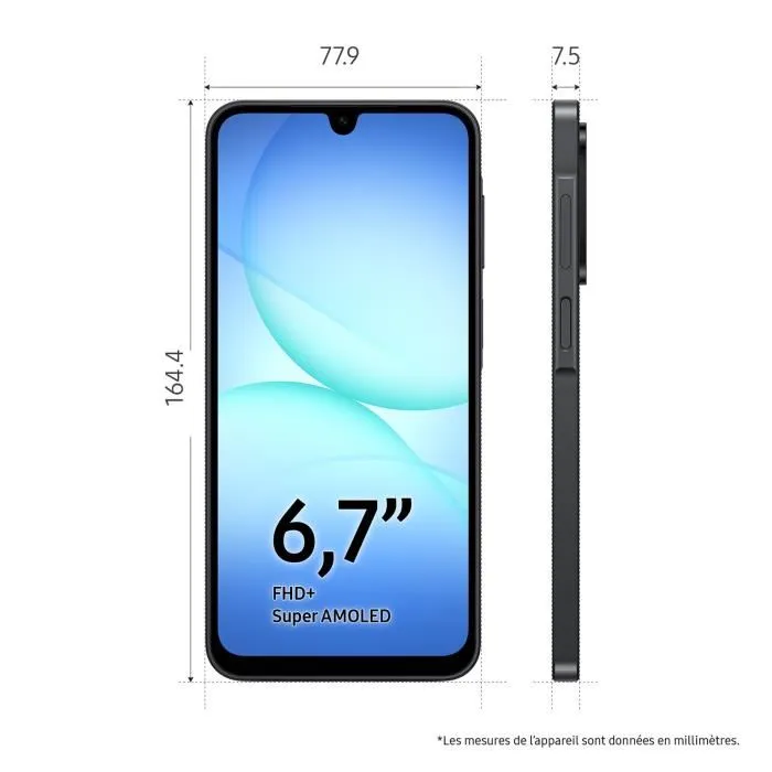 Samsung Galaxy A17 Smartphone 128 Go Noir - Version Française – Image 4