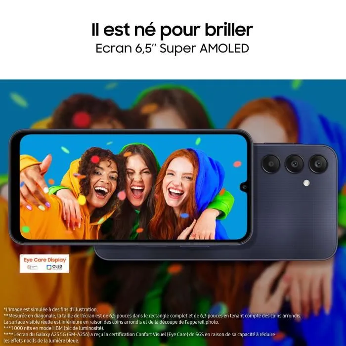 Samsung Galaxy A25 Smartphone 256 Go 5G Lime – Image 4