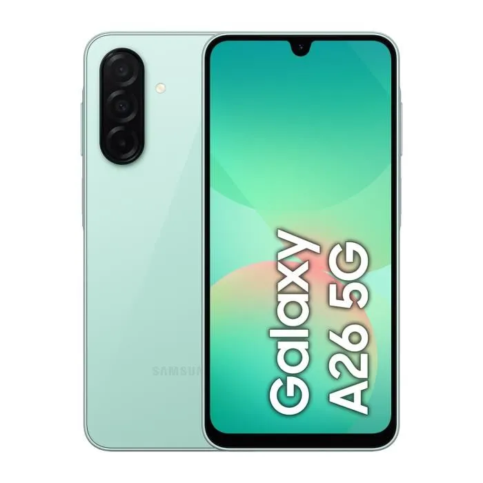 Samsung Galaxy A26 5G Smartphone 128 Go Vert d'eau