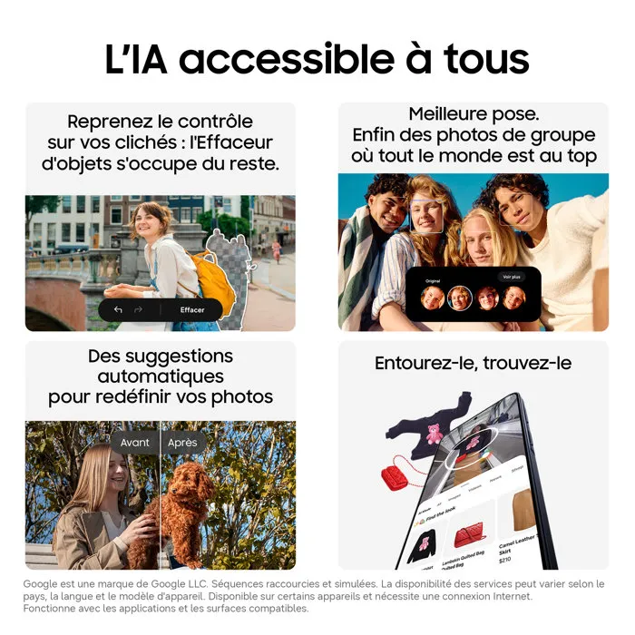 Samsung Galaxy A57 5G AI Smartphone 128 Go Bleu - Version française – Image 5