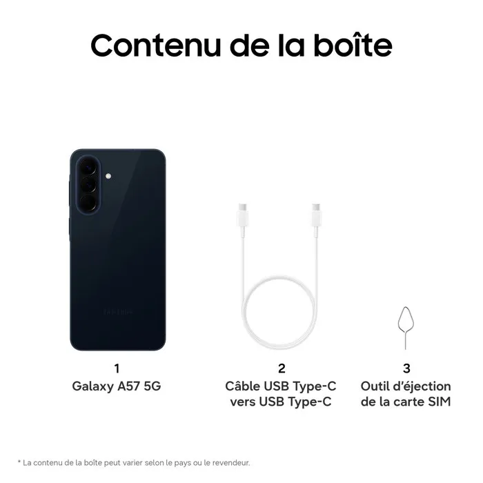 Samsung Galaxy A57 5G AI Smartphone 128 Go Bleu - Version française – Image 9