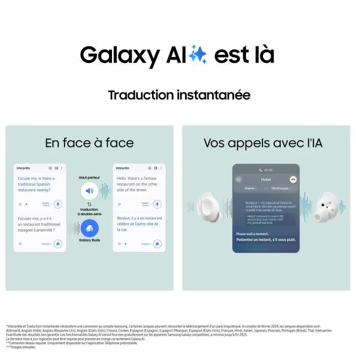 Ecouteurs Samsung Galaxy Buds FE True wireless à réduction de bruit active Graphite – Image 5