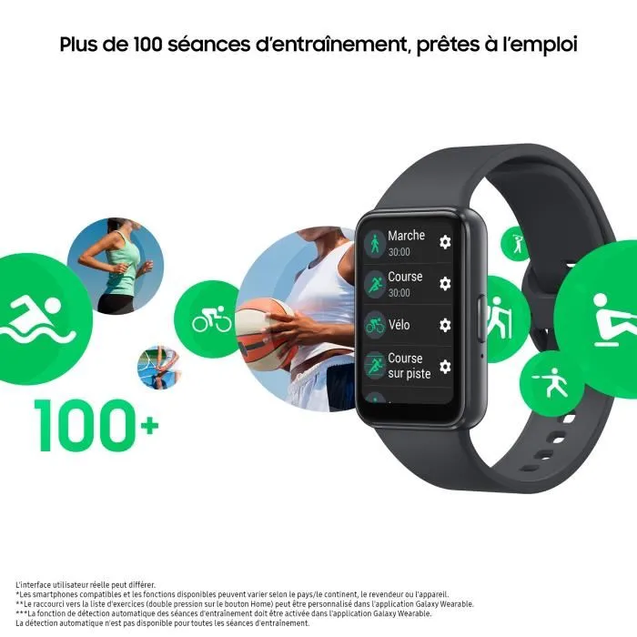 Samsung Galaxy Fit 3 Bracelet Connecté Gris – Image 4