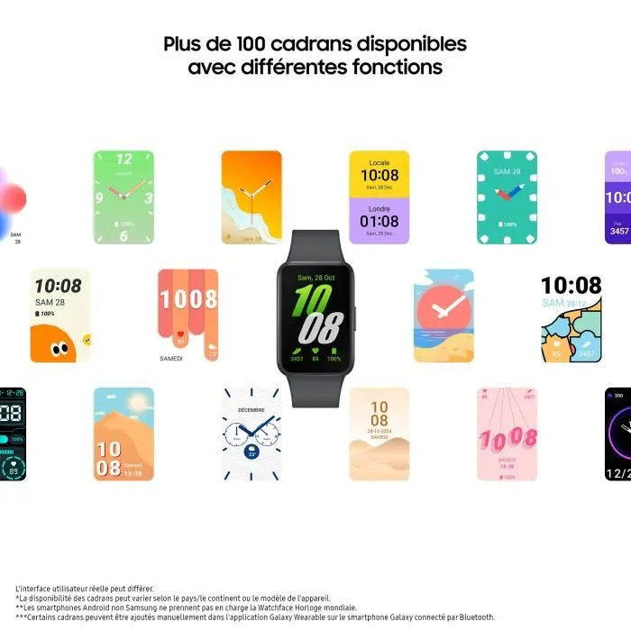 Samsung Galaxy Fit 3 Bracelet Connecté Gris – Image 7