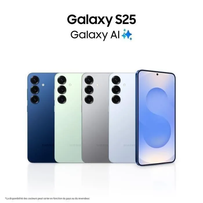Samsung Galaxy S25 AI Smartphone 128 Go Bleu nuit – Image 2