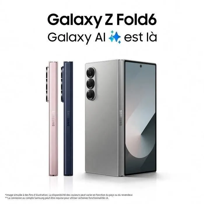 Samsung Galaxy Z Fold6 Smartphone 1 To Gris – Image 2