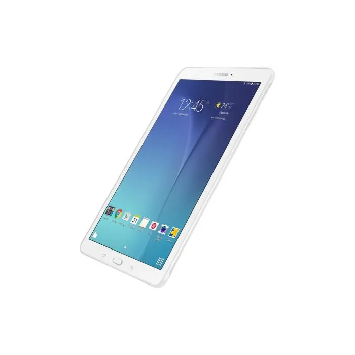 Samsung Tablette Tactile Galaxy Tab E 3G 8 Bl - 9,6 pouces WXGA - RAM 1,5Go - Quad Core 1,3 GHz - Stockage 8Go - Blanc – Image 3