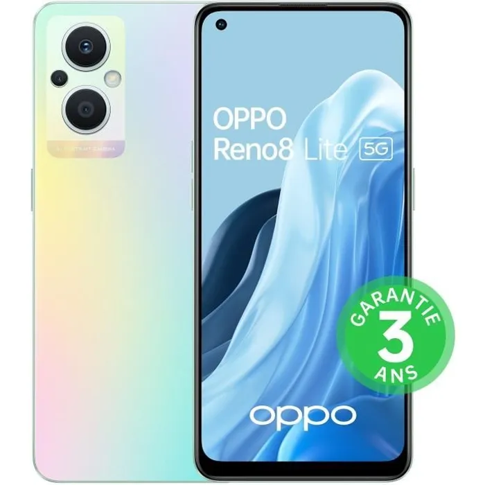 Smartphone - Oppo - Reno8 - 256Go - 5G - Double caméra orientée vers l'arrière – Image 7