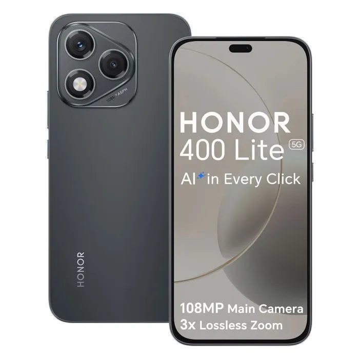 Smartphone - Honor 400 Lite- 5G - 8Go RAM - 256Go - Bouton de caméra IA - Portrait urbain 108 MP - 5230mAh - EU version