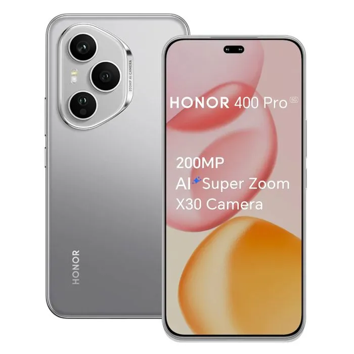 Smartphone - Honor 400 Pro - 5G - 12Go RAM - 512Go - Caméra AI ultra-claire de 200 MP - 5300 mAh - EU version