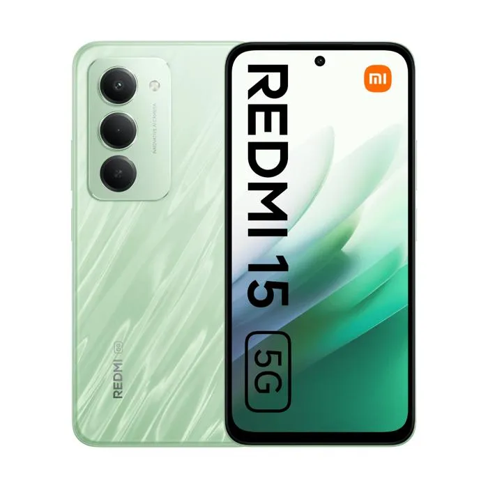 Xiaomi Redmi 15 5G 8 Go/256 Go Vert (Ripple Green) Double SIM